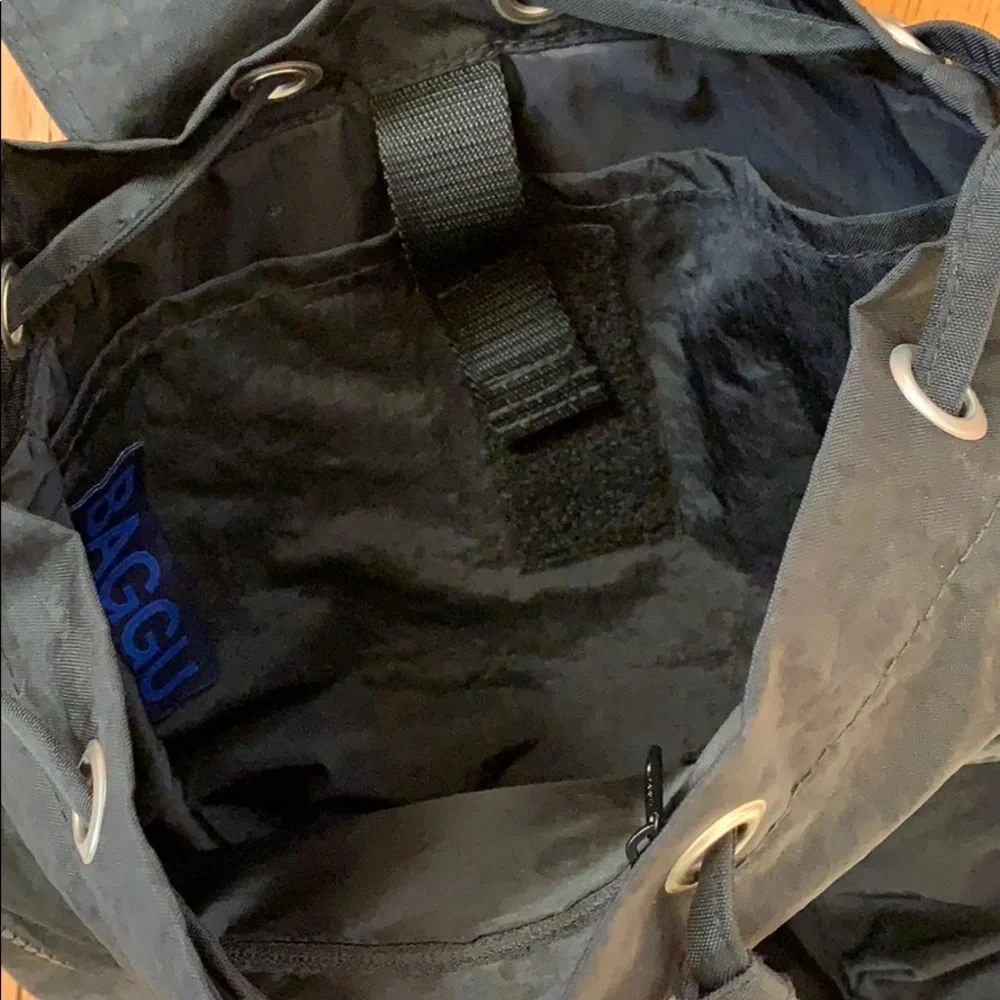 BAGGU Black Sport Backpack